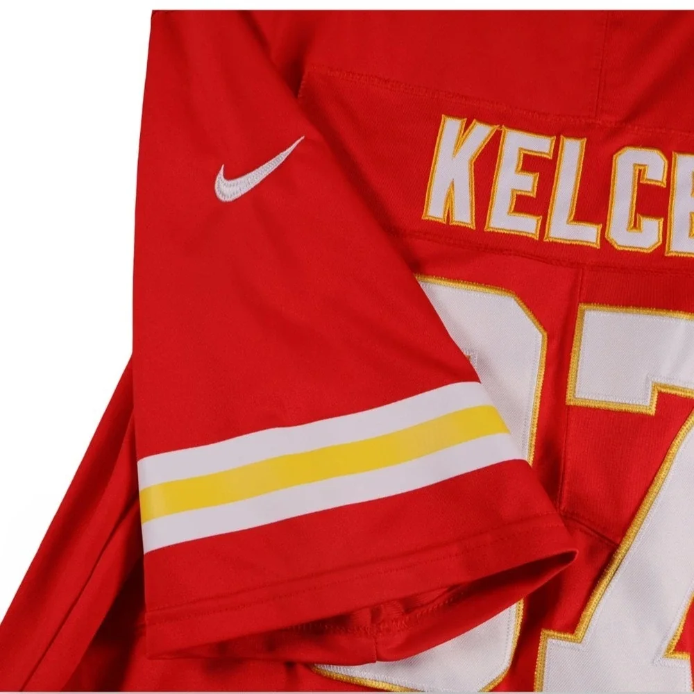 Nike Travis Kelce #87 Kansas City Chiefs Red NFL On-Field Jersey Men XL Football
